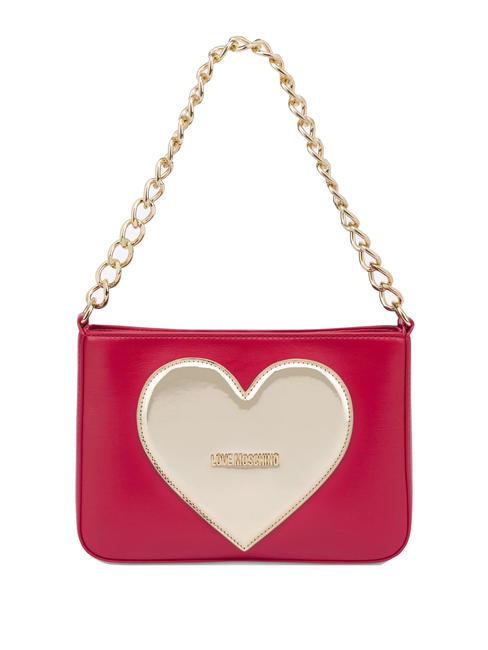 LOVE MOSCHINO GOLDEN HEART Sac à bandoulière, avec bandoulière rouge - Sacs pour Femme