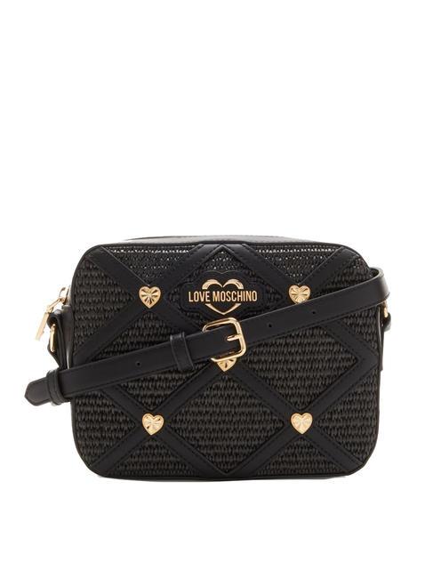 LOVE MOSCHINO SUMMER DETAILS Mini sac à bandoulière Noir - Sacs pour Femme