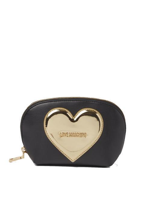 LOVE MOSCHINO GOLDEN HEART  Bourse Noir - Portefeuilles Femme