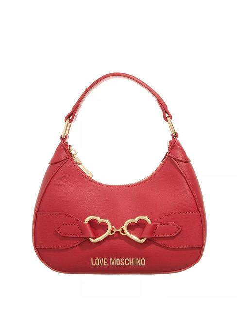 LOVE MOSCHINO LOVER  Mini sac à main, avec bandoulière rouge - Sacs pour Femme