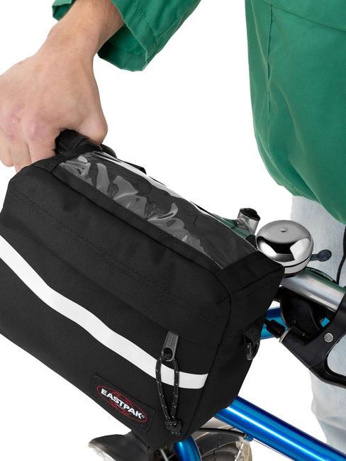 EASTPAK AMAN BIKE Sacoche vélo avec bandoulière bâche noire - Sacs banane