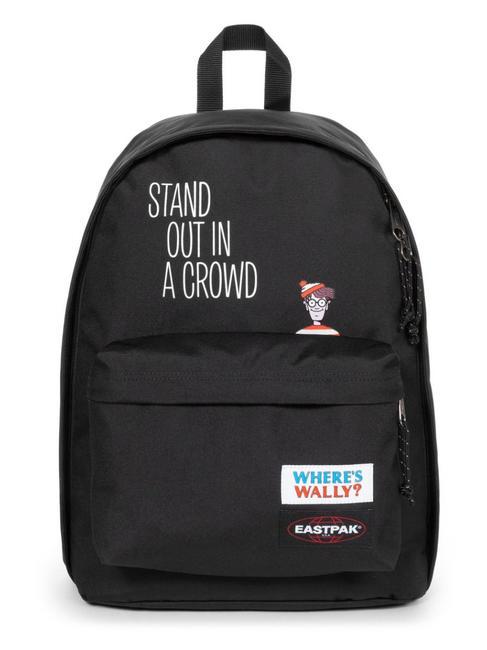 EASTPAK OUT OF OFFICE WHERE'S WALLY? Sac à dos pour ordinateur portable 13" wally soie noir - Sacs à dos pour l'École & les Loisirs