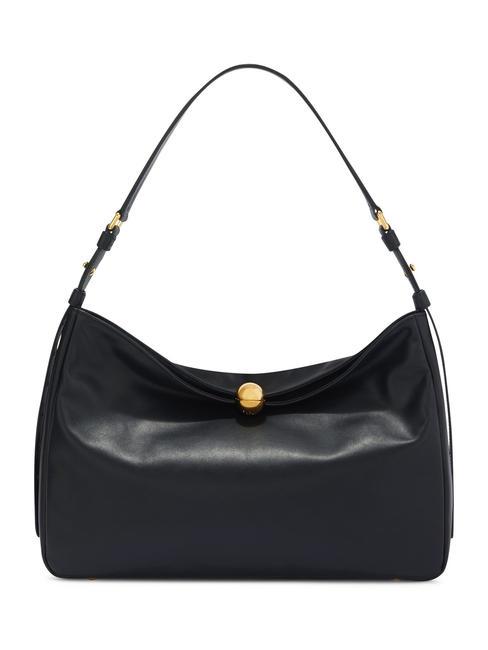 FURLA SFERA SOFT Sac bandoulière en cuir Noir - Sacs pour Femme