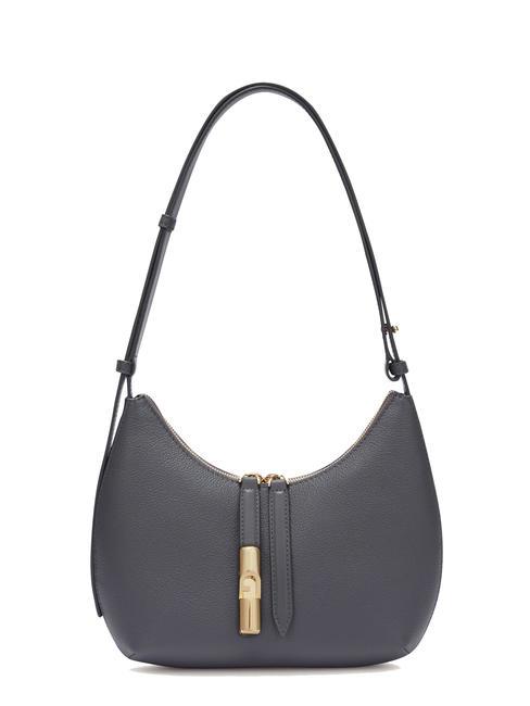 FURLA GOCCIA Sac bandoulière en cuir martelé sol - Sacs pour Femme