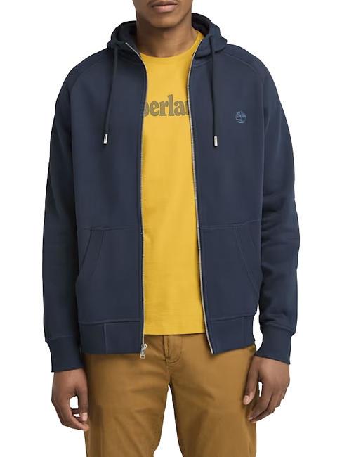 TIMBERLAND E-R BASIC Sweat avec zip et capuche saphir foncé/denim foncé - Pulls molletonnés