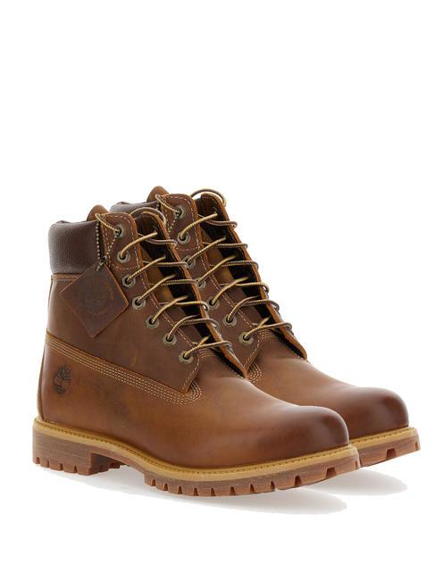 TIMBERLAND 9 INCH LACE UP Bottines en cuir brun - Chaussures Homme