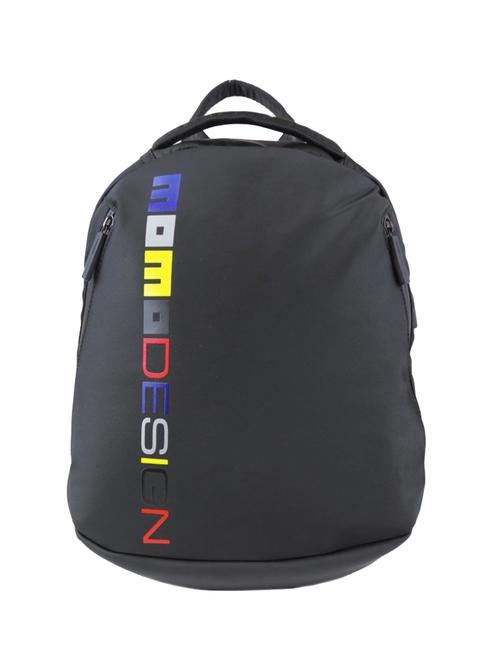 MOMO DESIGN LOGO PATCH Sac à dos noir/multicolore - Sacs à dos pour ordinateur portable