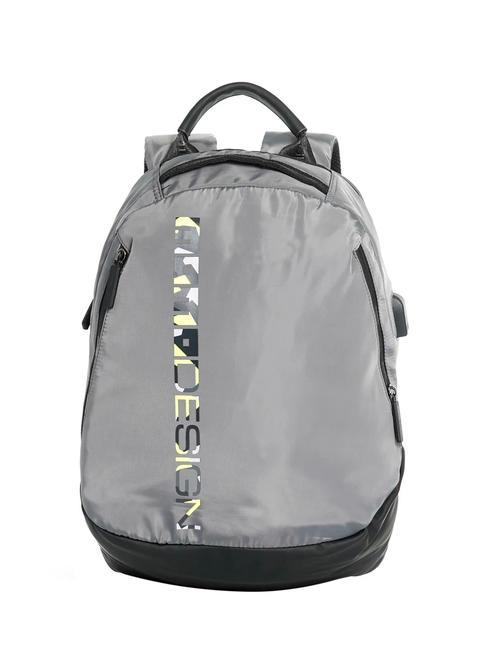 MOMO DESIGN OVO Sac à dos ordinateur 15" gris foncé/multi - Sacs à dos pour l'École & les Loisirs