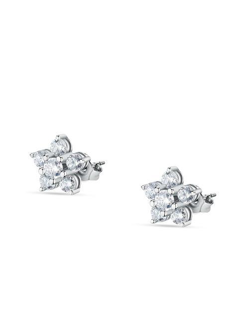 MORELLATO TESORI Boucles d'oreilles fleurs avec cristaux ARGENT - Boucles d'oreilles