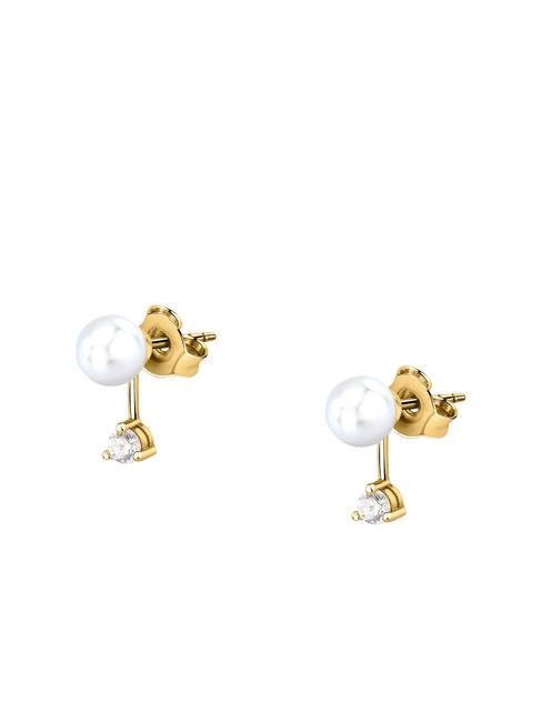 MORELLATO PERLE CONTEMPORARY Boucles d'oreilles avec perle et zircons perle - Boucles d'oreilles