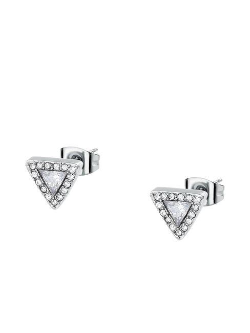 MORELLATO TRILLIANT Boucles d'oreilles triangle avec zircons ARGENT - Boucles d'oreilles