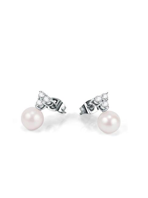 MORELLATO PERLA Boucles d'oreilles en argent avec perle perle - Boucles d'oreilles