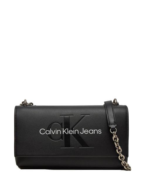 CALVIN KLEIN SCULPTED Convertible Sac porté épaule/à bandoulière noir/neutre - Sacs pour Femme