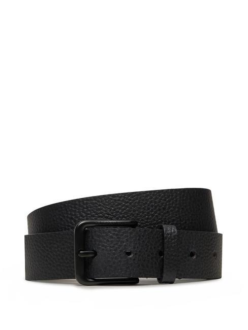 CALVIN KLEIN CK JEANS CLASSIC  Ceinture en cuir réglable noir noir - Ceintures