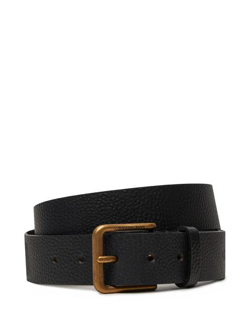 CALVIN KLEIN CK JEANS CLASSIC  Ceinture en cuir réglable pvh noir - Ceintures