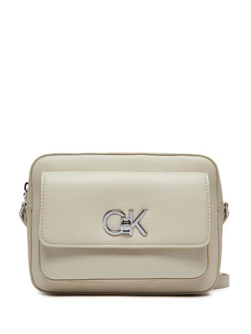 CALVIN KLEIN RE-LOCK Mini sac à bandoulière matin gris - Sacs pour Femme