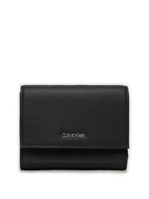 CALVIN KLEIN MUST  Portefeuille moyen ck noir - Portefeuilles Femme