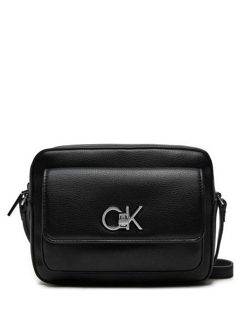 CALVIN KLEIN RE-LOCK Mini sac à bandoulière ck noir - Sacs pour Femme