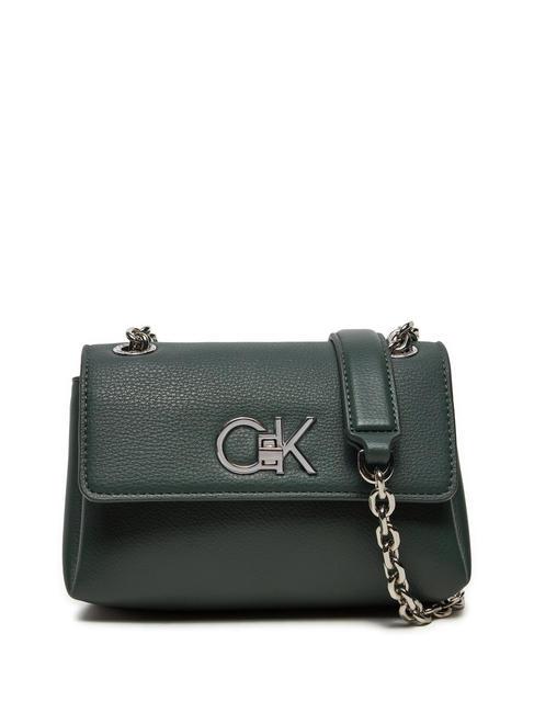 CALVIN KLEIN RE-LOCK Mini sac à bandoulière/épaule vert palmier - Sacs pour Femme