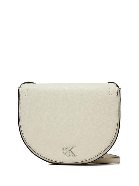 CALVIN KLEIN CK JEANS MINIMAL MONOGRAM Mini sac à bandoulière bouleau - Sacs pour Femme