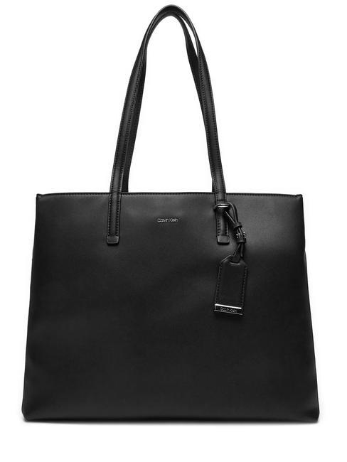 CALVIN KLEIN MUST  Cabas porté épaule, avec bandoulière ck noir - Sacs pour Femme