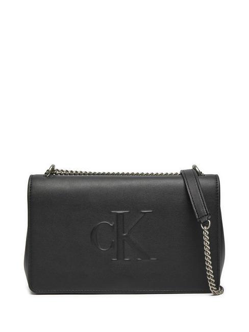 CALVIN KLEIN CK JEANS SCULPTED Sac bandoulière/épaule pvh noir - Sacs pour Femme