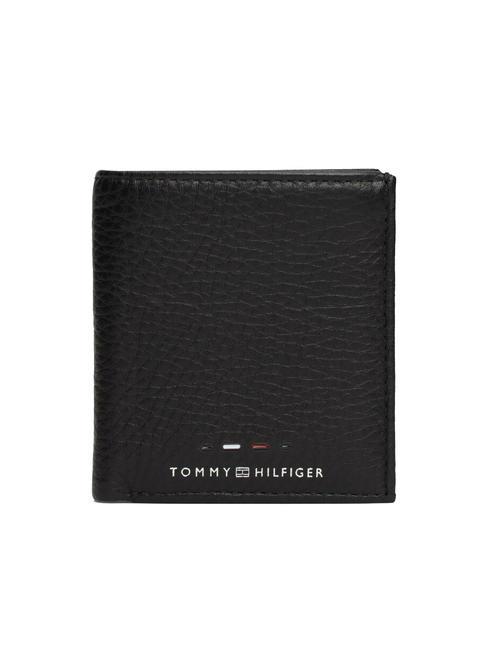 TOMMY HILFIGER PREMIUM LEATHER Portefeuille en cuir à deux volets le noir - Portefeuilles Homme