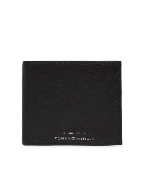 TOMMY HILFIGER PREMIUM LEATHER Porte-monnaie en cuir le noir - Portefeuilles Homme