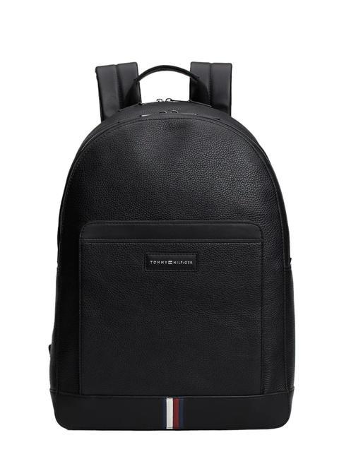 TOMMY HILFIGER BUSINESS PU Sac à dos pour ordinateur portable 15,6" le noir - Sacs à dos pour ordinateur portable