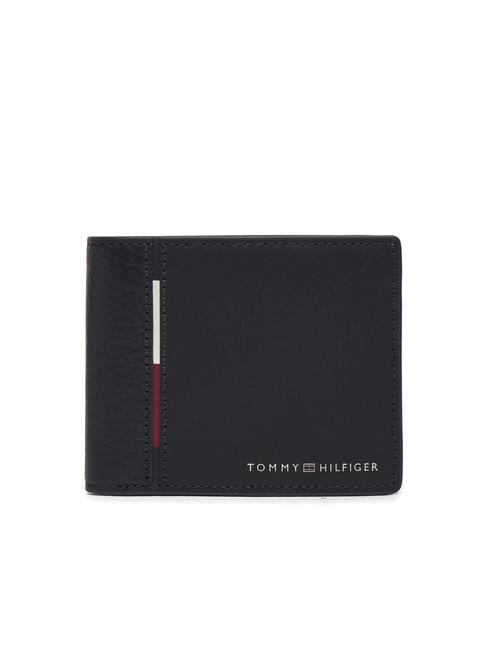 TOMMY HILFIGER CASUAL Mini portefeuille en cuir bleu de l'espace - Portefeuilles Homme