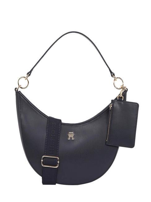 TOMMY HILFIGER MONOTYPE Sac bandoulière avec pochette bleu de l'espace - Sacs pour Femme