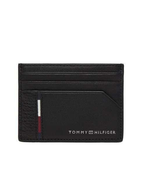 TOMMY HILFIGER CASUAL Porte-cartes de crédit en cuir le noir - Portefeuilles Homme