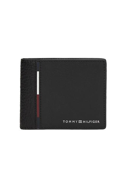 TOMMY HILFIGER CASUAL Mini portefeuille en cuir le noir - Portefeuilles Homme