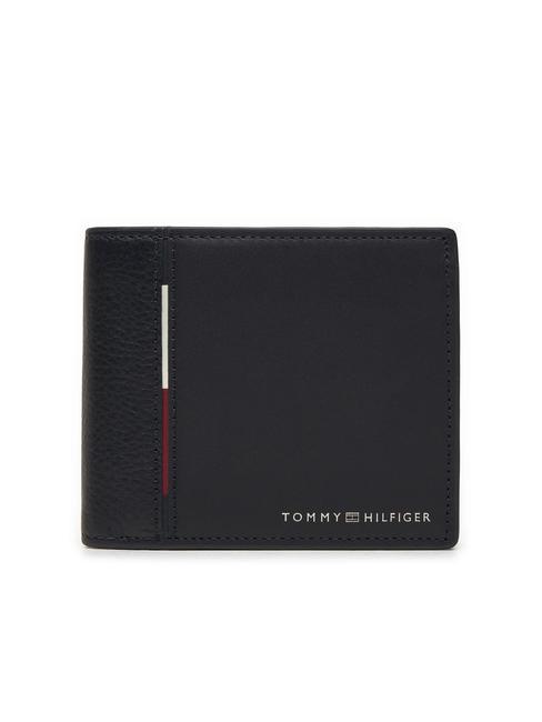 TOMMY HILFIGER CASUAL Porte-monnaie en cuir bleu de l'espace - Portefeuilles Homme