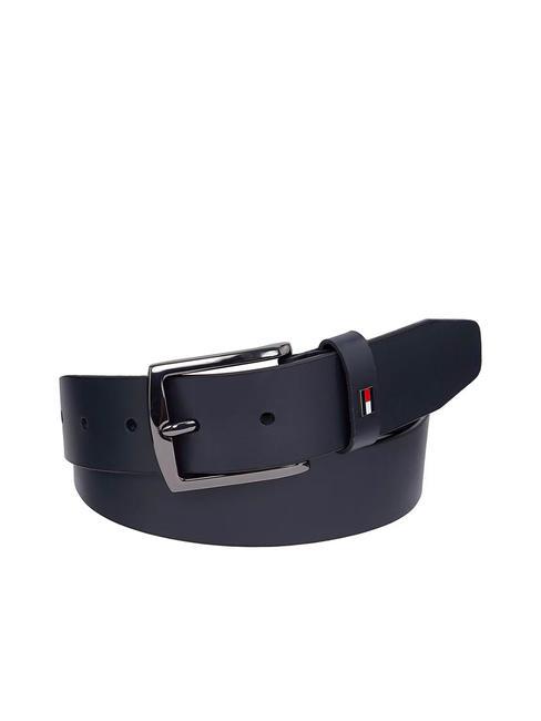 TOMMY HILFIGER DENTON 3.5 Ceinture en cuir raccourcissable bleu de l'espace - Ceintures