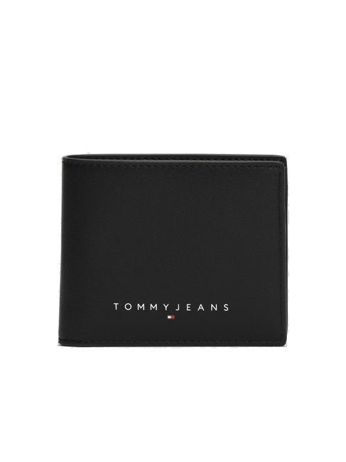 TOMMY HILFIGER TOMMY JEANS Porte-monnaie en cuir le noir - Portefeuilles Homme