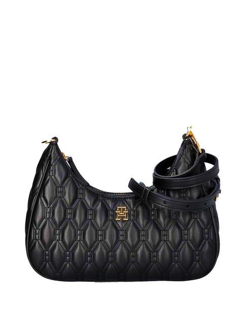 TOMMY HILFIGER REFINED Sac porté épaule matelassé le noir - Sacs pour Femme