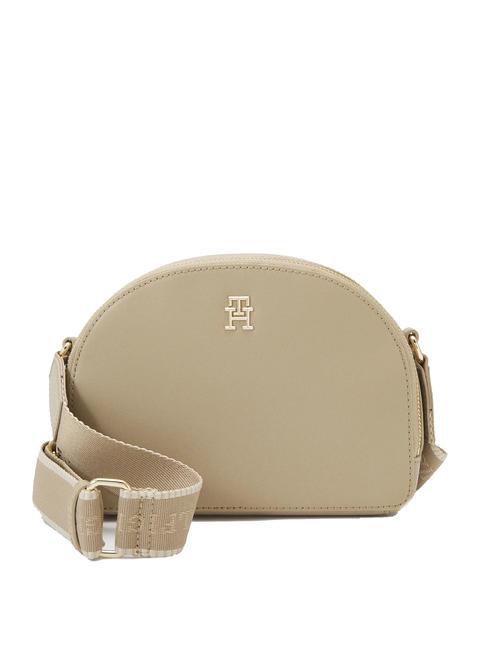 TOMMY HILFIGER MONOTYPE Petit sac bandoulière beige - Sacs pour Femme