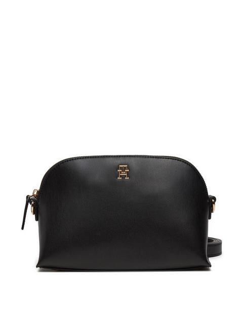 TOMMY HILFIGER MODERN Sac porté épaule à logo en métal le noir - Sacs pour Femme