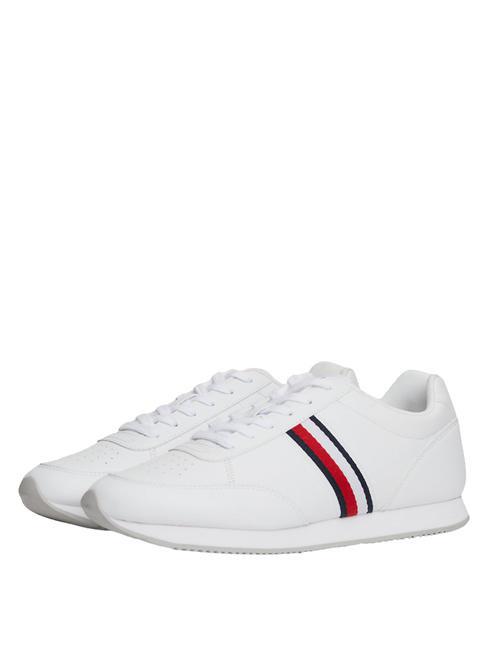 TOMMY HILFIGER RUNNER MIX Baskets basses blanc - Chaussures Homme