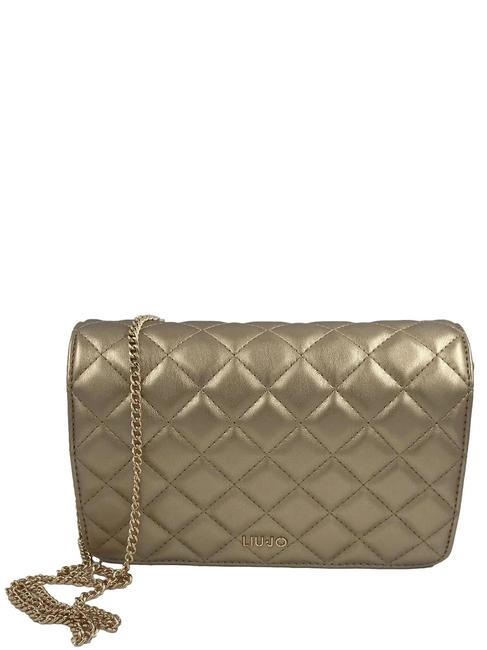 LIUJO RIDHI Quilted Mini sac à bandoulière or - Sacs pour Femme