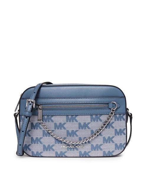 MICHAEL KORS JET SET LOGO Sac bandoulière en jacquard jean - Sacs pour Femme