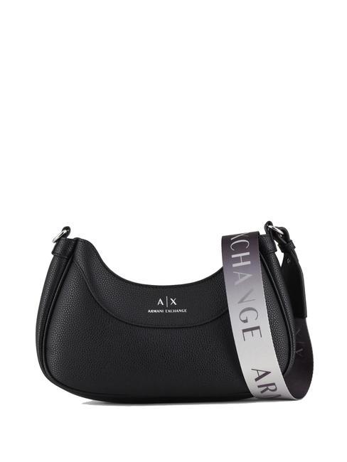 ARMANI EXCHANGE SMALL HOBO sac d'épaule Noir - Sacs pour Femme