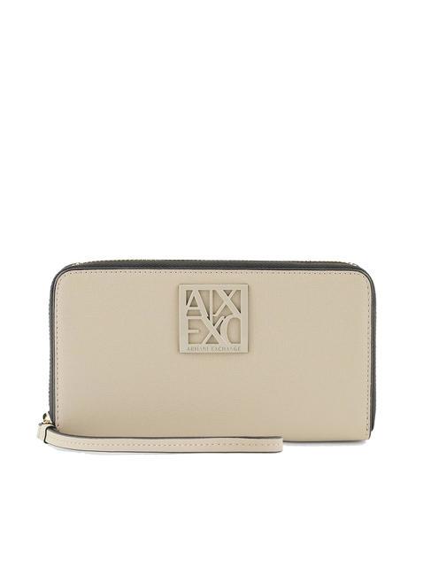 ARMANI EXCHANGE PORTAFOGLIO ZIP AROUND Avec Polsierina pisco - Portefeuilles Femme