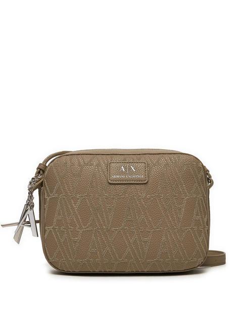 ARMANI EXCHANGE A|X Sac appareil photo à logo floqué pisco - Sacs pour Femme