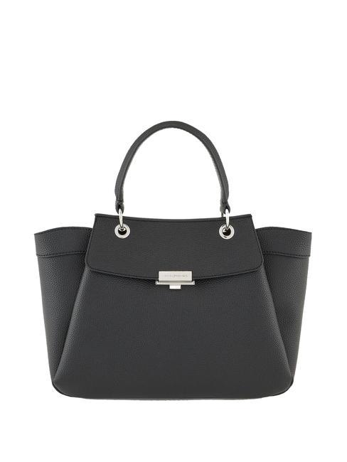 ARMANI EXCHANGE A|X PLAQUE Sac moyen avec bandoulière Noir - Sacs pour Femme