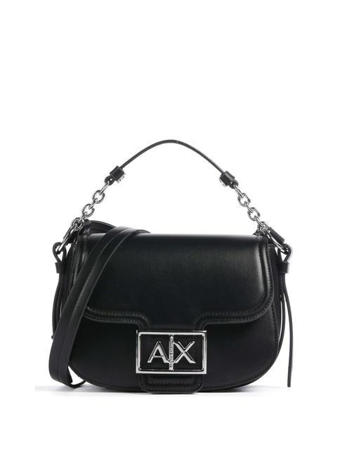 ARMANI EXCHANGE A|X BUCKLE Mini sac rond avec bandoulière Noir - Sacs pour Femme