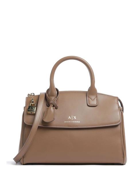 ARMANI EXCHANGE A|X PADLOCK Sac tronc avec bandoulière pisco noir - Sacs pour Femme