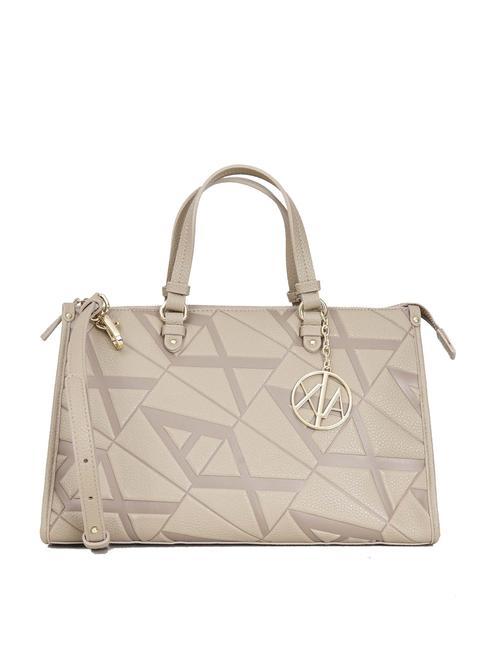 ARMANI EXCHANGE A|X EMBOSSED Sac à main avec bandoulière pisco/pisco noir - Sacs pour Femme