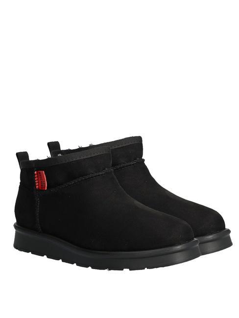 LOVE MOSCHINO WINTER 30 Bottines en daim Noir - Chaussures Femme